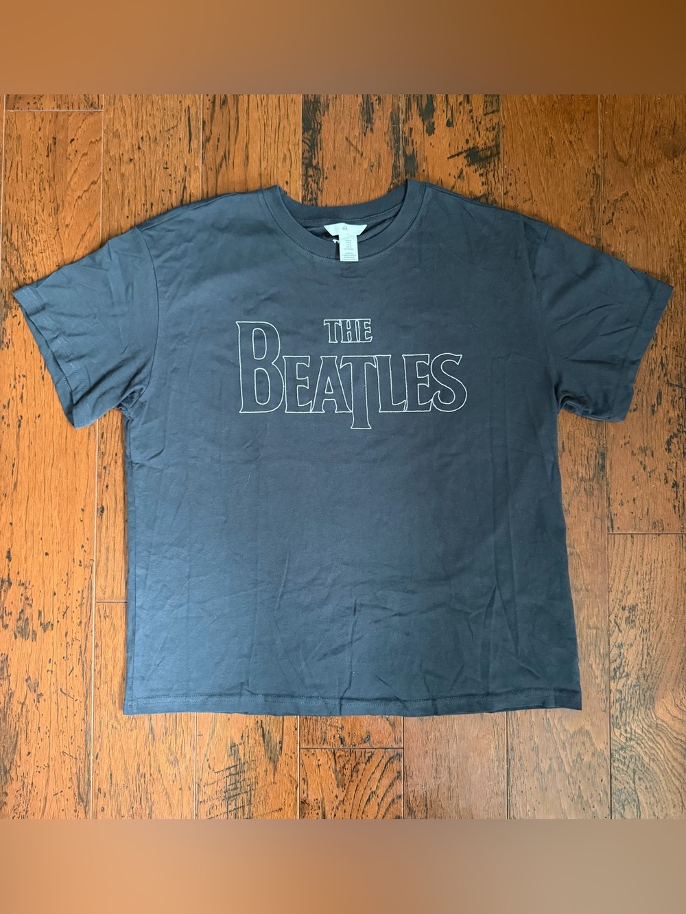 H&M The Beatles Graphic Tee Dark Gray